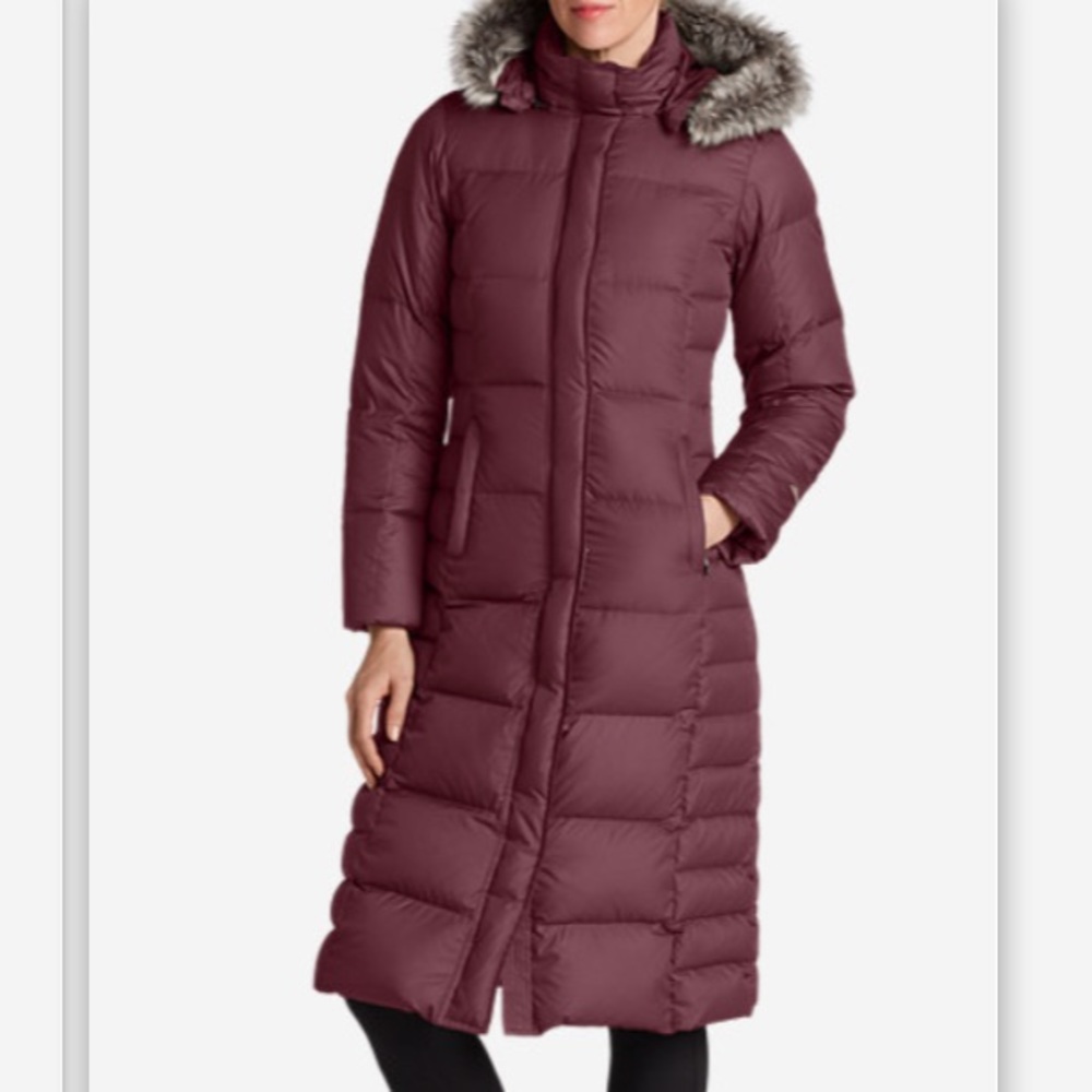 Down insulated coat